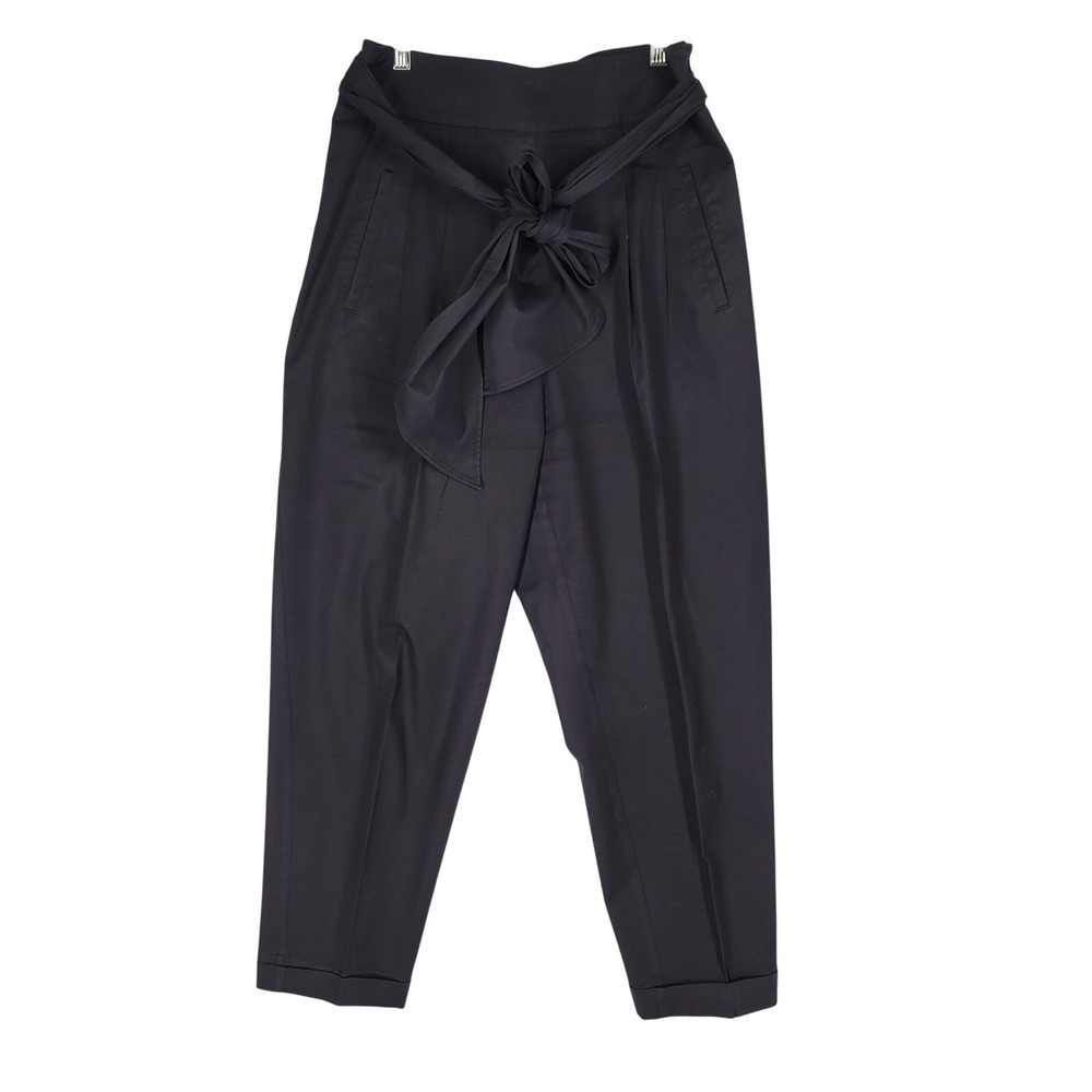 Cartonnier Anthropologie High Waist‎ Belted Trouser Pant Sz 8 Kindsley
